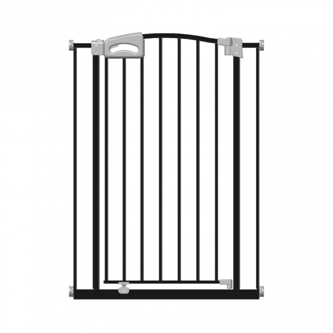 Callowesse Carusi Narrow Safety Gate With Auto-Close 63-70cm - Black