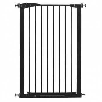 Callowesse Extra Tall Pet Gate 75-82cm Pressure - Black 110cm High