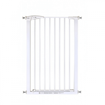 Callowesse Extra Tall Pet Gate 75-82cm Pressure Fit- White 110cm High