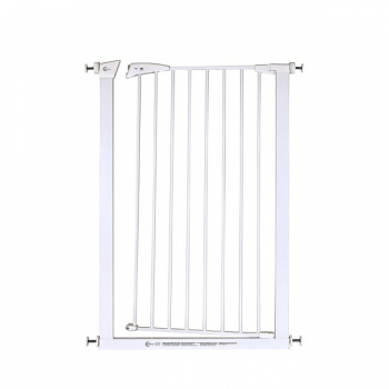 Callowesse Extra Tall Pet Gate 75-82cm Pressure Fit- White 110cm High