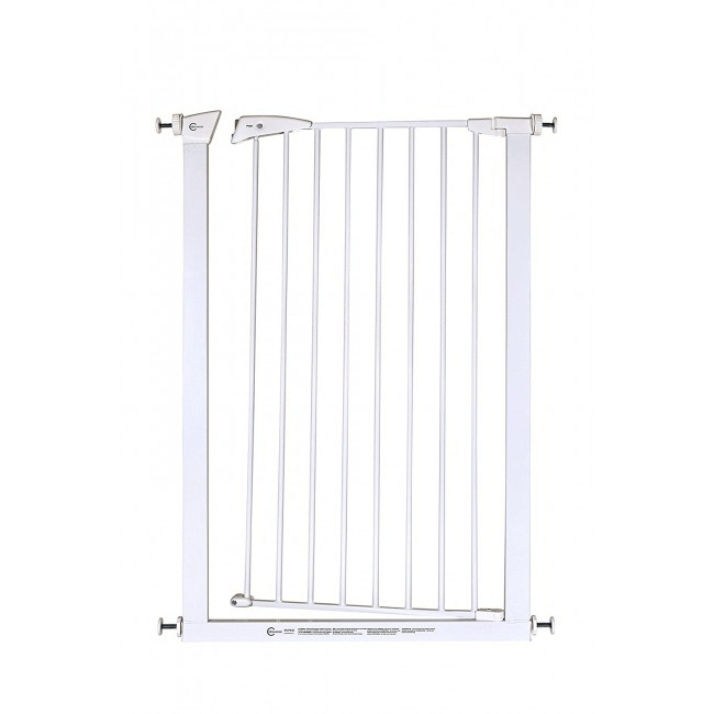 extra tall pressure fit pet gate white