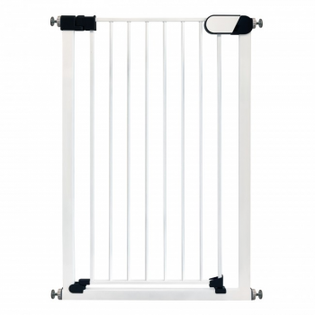 Callowesse Saluki Tall Narrow Pet Gate 65-72cm Pressure Fitted - White 96cm High 