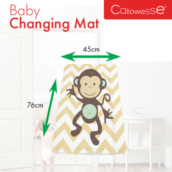 Callowesse Baby Changing Mat – Monkey Chevron