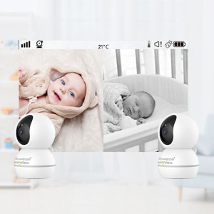 Callowesse RoomView Baby Video Monitor Split Screen