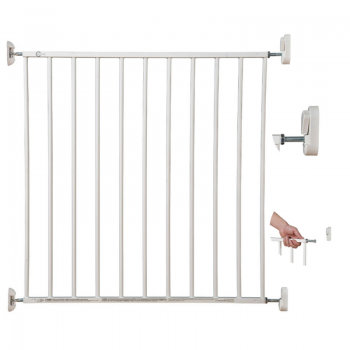 Callowesse Screwfit Metal Stair Gate Full Display