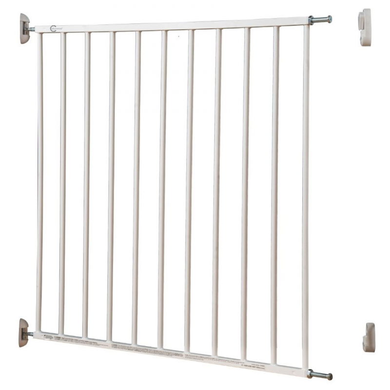 Callowesse Screwfit Metal Stair Gate white