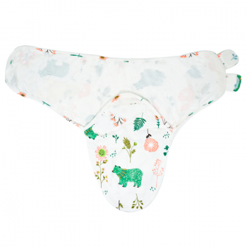 Bears and Blossoms Swaddle