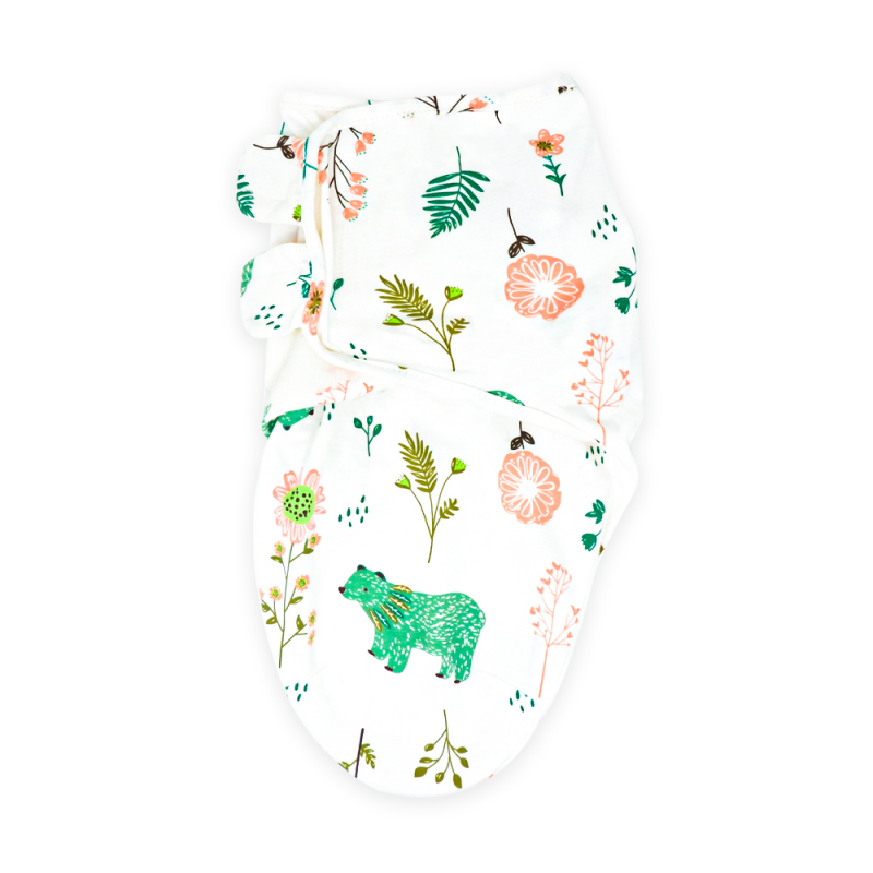 Bears and Blossoms Swaddle