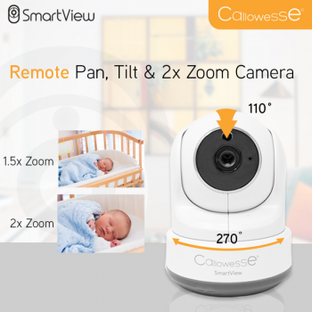 Callowesse RoomView Digital Baby Monitor + Additional Camera Bundle