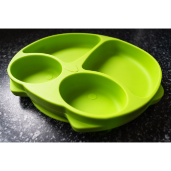 Callowesse Animal Silicone Plate – Green Owl 2