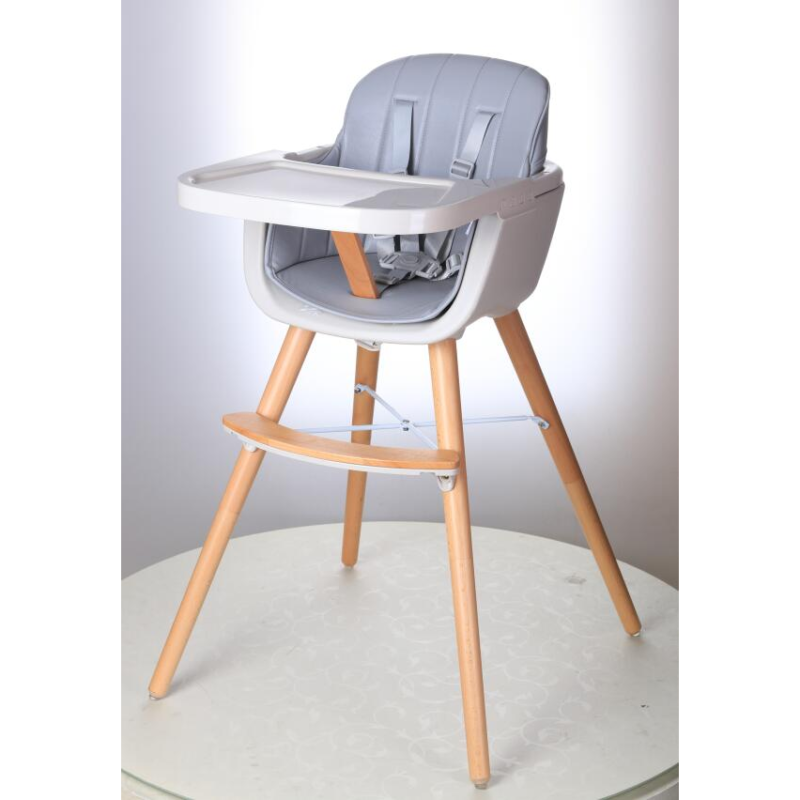 Callowesse-Elata-3-in-1-wooden-highchair-grey-single