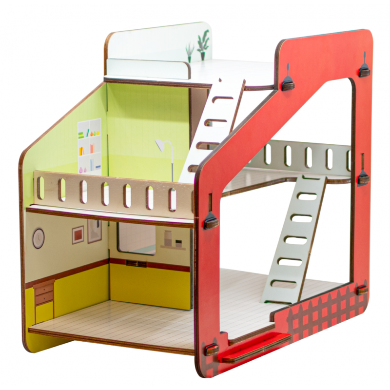 Callowesse Minikin Wooden Dolls House - Image 7