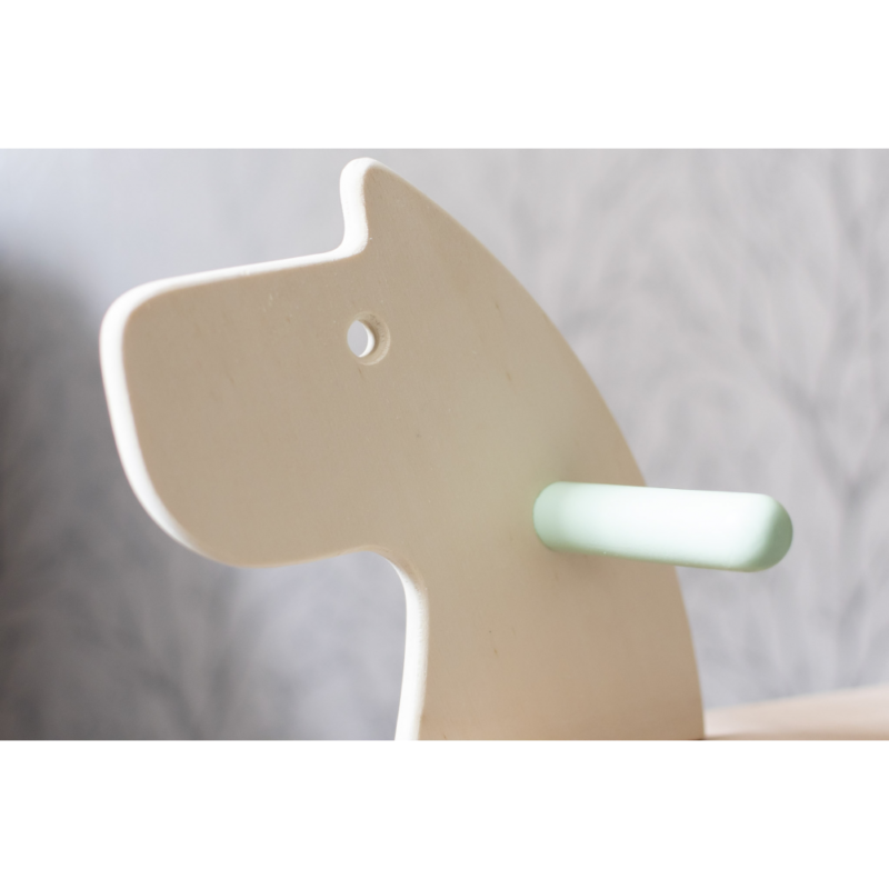 Callowesse Pinto Wooden Rocking Horse - Image 8