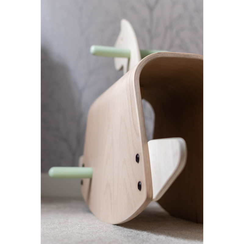 Callowesse Pinto Wooden Rocking Horse - Image 11