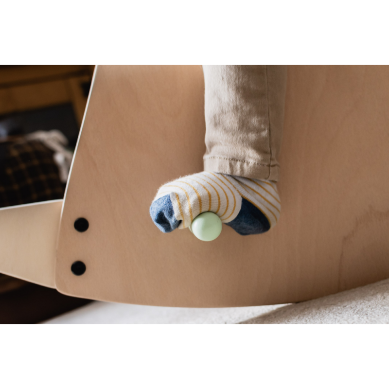 Callowesse Pinto Wooden Rocking Horse - Image 6