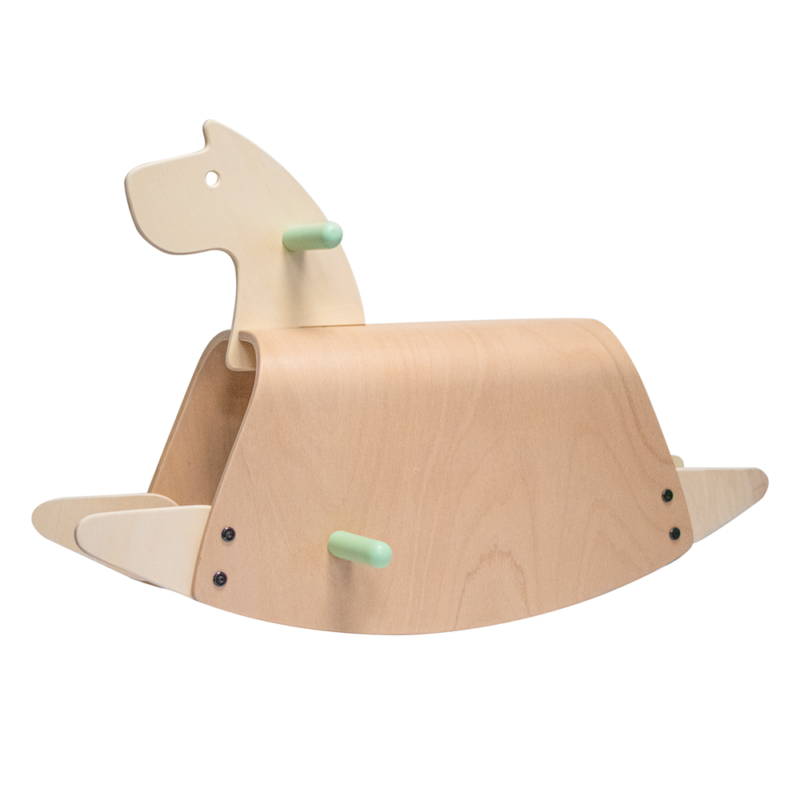 Callowesse Pinto Wooden Rocking Horse