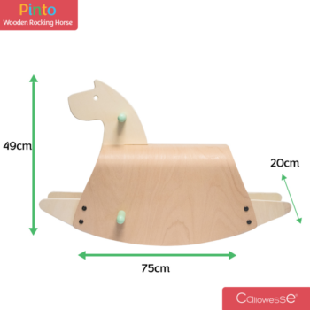 Callowesse Pinto Wooden Rocking Horse Dimensions