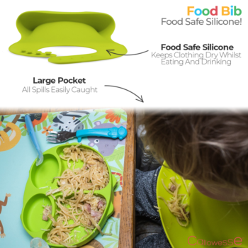 Callowesse Silicone Bib Food-Safe-Silicone