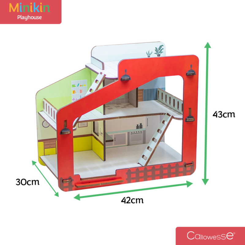 Callowesse Minikin Wooden Dolls House - Image 2
