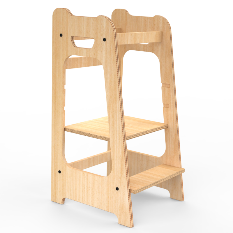 Callowesse Step-Up Wooden Learning Tower – Kitchen Helper for Toddlers - Image 12