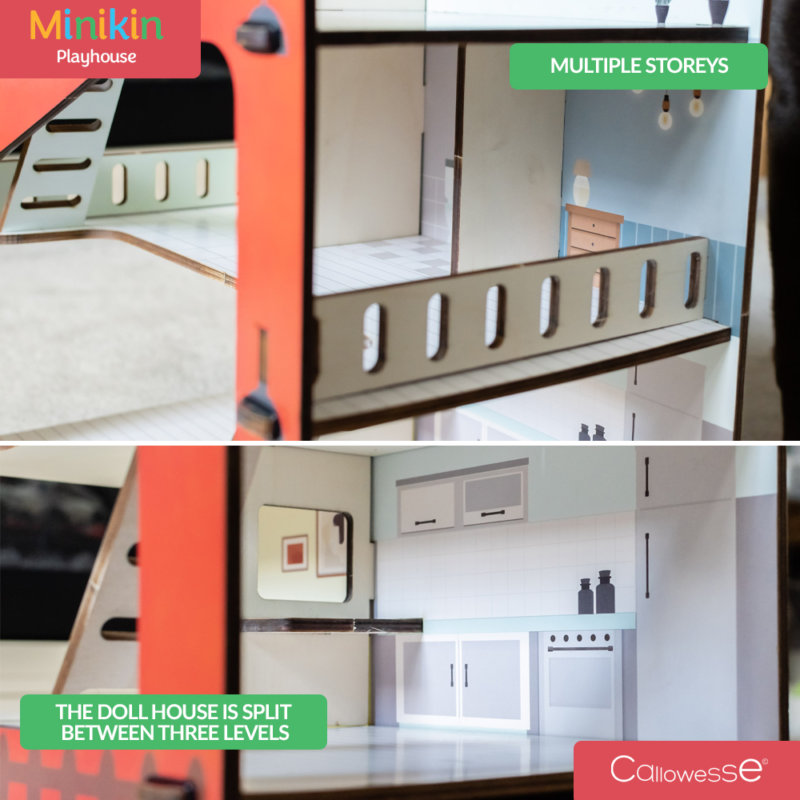 Callowesse Minikin Wooden Dolls House - Image 4