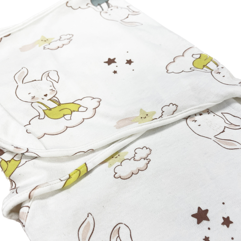 Callowesse Newborn Baby Swaddle - 0-3 Months - Bunny Dreams - Image 2