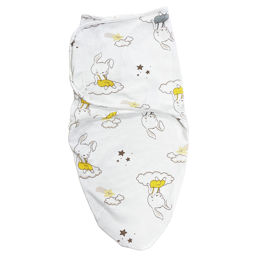 Callowesse Newborn Baby Swaddle - 0-3 Months - Bunny Dreams