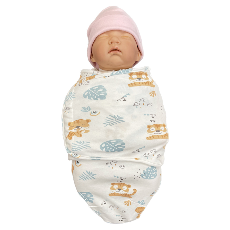 Callowesse Newborn Baby Swaddle - 0-3 Months - Curious Cubs - Image 3