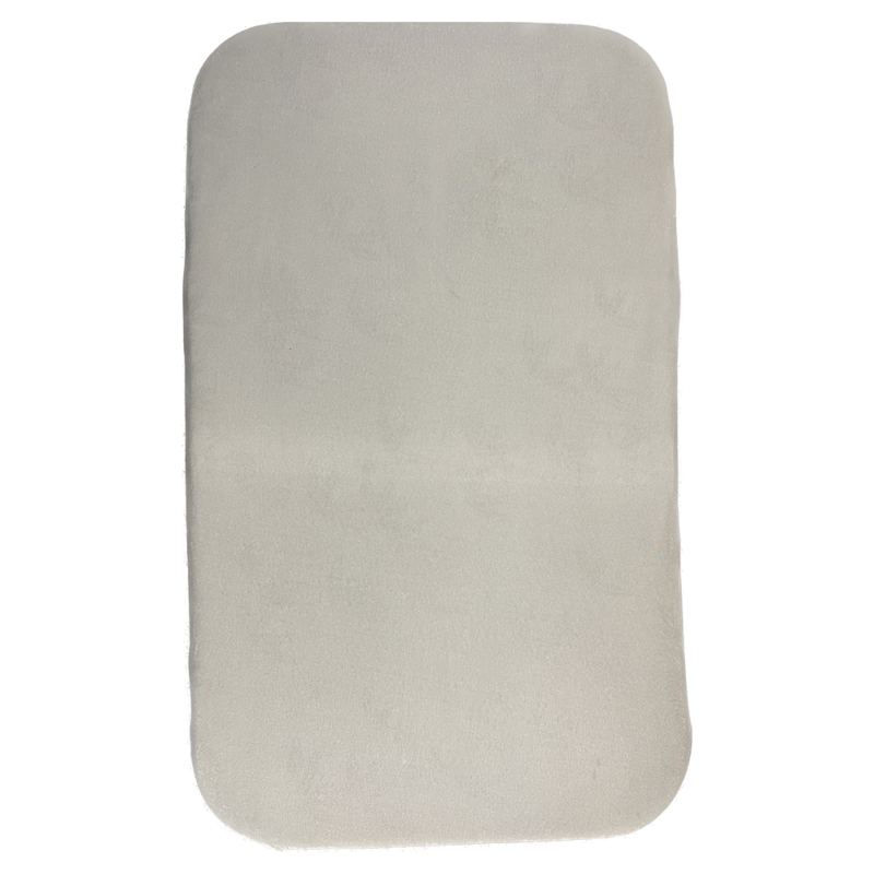 Callowesse Fitted Sheet For Side Sleeping Crib - Grey - Pack of 2 - Image 2