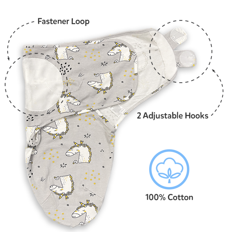 Callowesse Newborn Baby Swaddle - 0-3 Months - Magical Kingdom - Image 8
