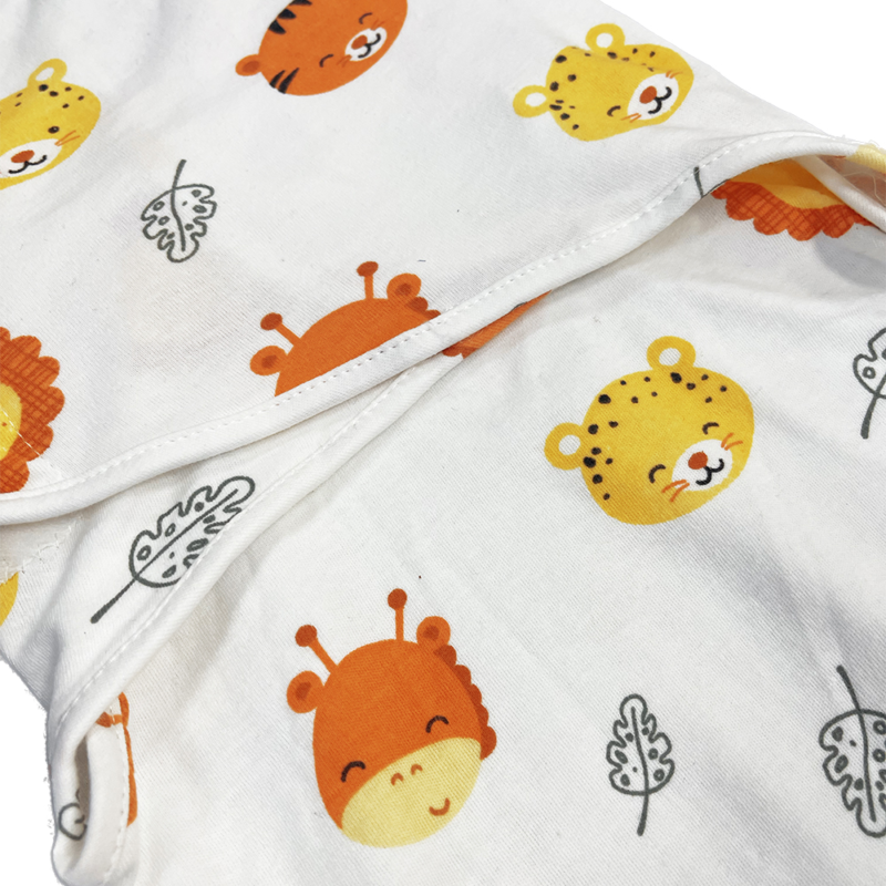 Callowesse Newborn Baby Swaddle - 0-3 Months - Safari Friends - Image 2