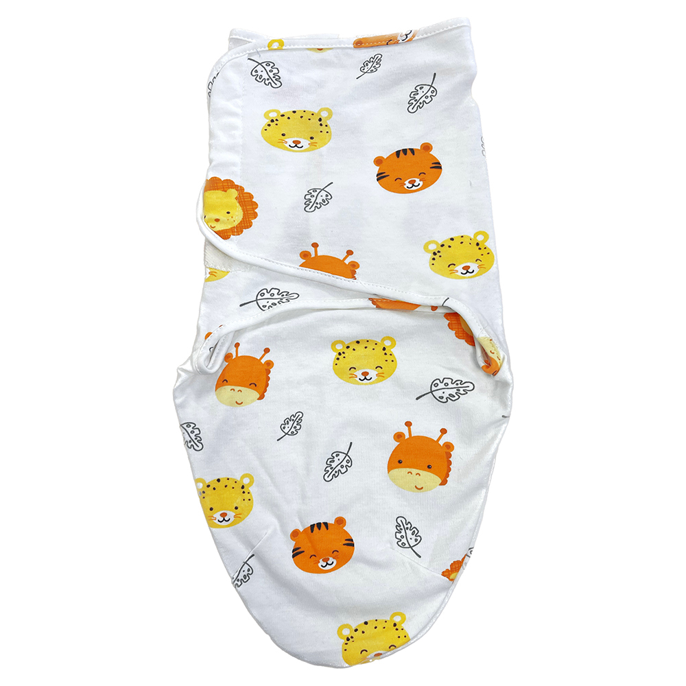 Callowesse Newborn Baby Swaddle - 0-3 Months - Safari Friends