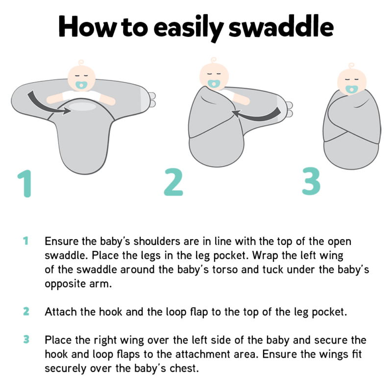 Callowesse Newborn Baby Swaddle - 0-3 Months - Curious Cubs - Image 9